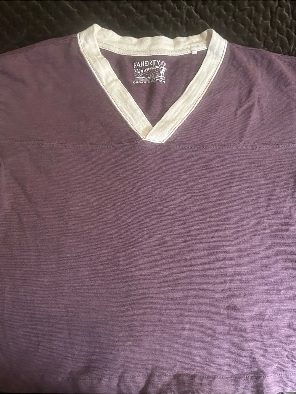 FAHERTY WOMEN'S VARISTY TEE  xs